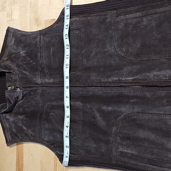3 for $20 | Brown Suede Sleeveless Vest - Picture 6 of 8